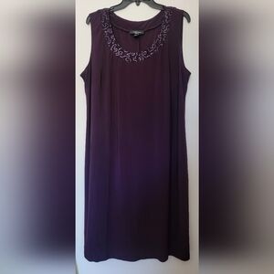 Purple Cardigan + Dress Set